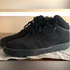 Nike Court Vision Mid 'Triple Black'